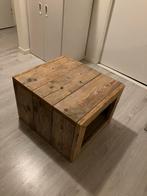 Steigerhout nachtkastje | bijzettafel | salontafel, Steigerhout, Minder dan 45 cm, Gebruikt, Hout