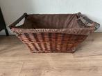 Mand bovenzijde 62x44cm onderzijde 41x39cm, Ophalen, Mand, Zo goed als nieuw, Riet