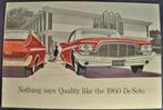 1960 DeSoto De Soto Brochure USA, Gelezen, Verzenden