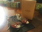 Tods sandalen met sleehak, maat 37,5, Ophalen of Verzenden, Zo goed als nieuw, Rood, Sandalen of Muiltjes