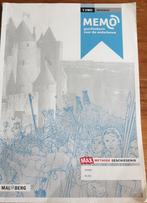 Memo Werkboek geschiedenis onderbouw ISBN 97894020371971, Boeken, Schoolboeken, VWO, Malmberg, Geschiedenis, Ophalen of Verzenden
