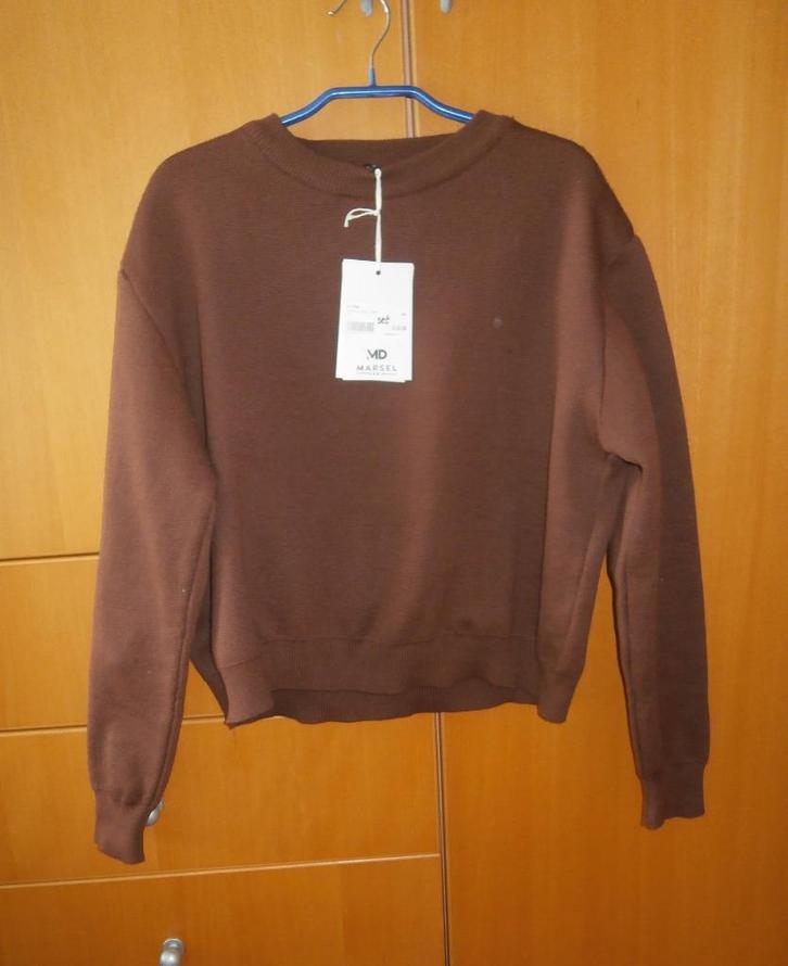Mooi gebreid set mt M/L bruin sweater en broek Marsel/Deniz, Kleding | Dames, Overige Dameskleding, Nieuw, Ophalen of Verzenden