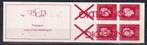 X186A) NL postzegelboekje  PB 9a stempel ongeldig geen gar, Ophalen of Verzenden, Na 1940, Postfris