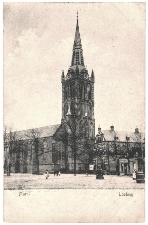 962046	Lochem	Gld	Markt	 	Niet gelopen, Verzamelen, Ansichtkaarten | Nederland, Ongelopen, Gelderland, Voor 1920, Ophalen of Verzenden