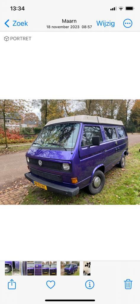 Vw T3 camper, Caravans en Kamperen, Campers, tot en met 4, Buscamper of Camperbus, Volkswagen, Overige merken, Diesel, Handgeschakeld