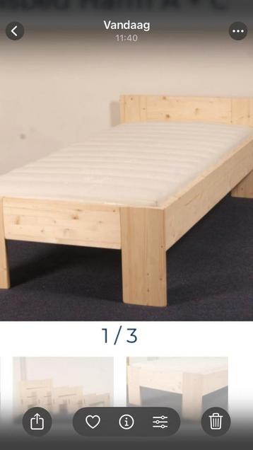 Grenenbed, 90 x 210 (zonder matras)