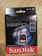NIEUW! SanDisk Extreme Pro SDXC - Geheugenkaart - 256GB - V3, Nieuw, Ophalen of Verzenden, Fotocamera, 256 GB
