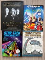 3 x Star Trek & 1 x Star Wars boeken, Technical Manual, Boeken, Science fiction, Gelezen, Ophalen of Verzenden