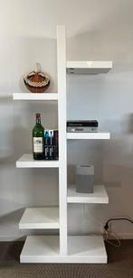 Witte hoogglans (boeken)kast, Huis en Inrichting, Kasten | Boekenkasten, Ophalen, Gebruikt, 50 tot 100 cm, 150 tot 200 cm