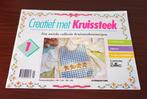 Creatief met kruissteek nummer 1, Hobby en Vrije tijd, Borduren en Borduurmachines, Ophalen of Verzenden, Gebruikt, Handborduren