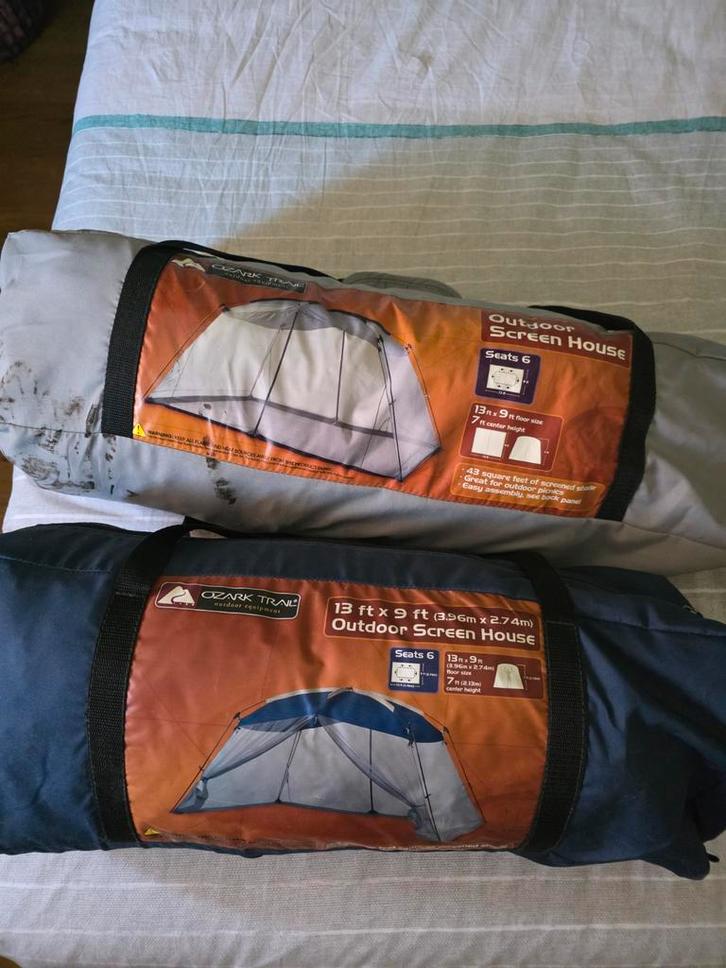 2x Muskieten-/Muggen-/Insectentent, Caravans en Kamperen, Tenten, Ophalen