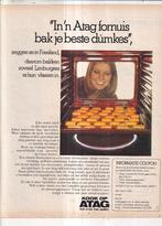Retro reclame 1974 Atag Ulft dumkes uit Friesland, Overige typen, Ophalen of Verzenden