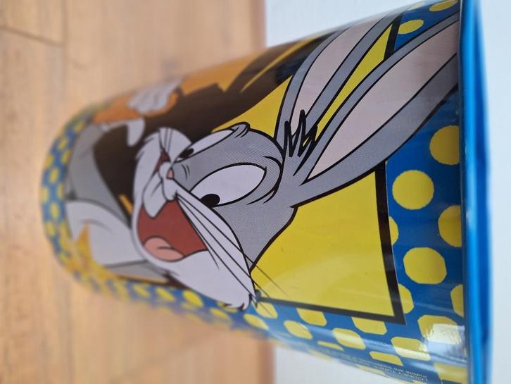 Looney Tunes prullenbak, Huis en Inrichting, Woonaccessoires | Prullenbakken, Zo goed als nieuw, Kunststof, Minder dan 50 cm, 20 tot 30 liter