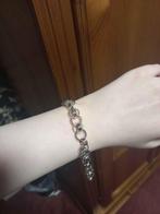 Zelfgemaakte stalen helm weave armband, Verzenden, Nieuw, Zilver, Staal