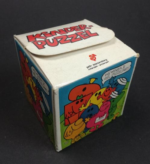 MR. MEN Kinder-Puzzle 1977 Roger Hargreaves NL, Verzamelen, Stripfiguren, Gebruikt, Boek of Spel, Overige figuren, Verzenden