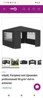 Party tent 4x4 nieuw met zijwanden, Tuin en Terras, Ophalen, Partytent, Minder dan 4 meter, Nieuw