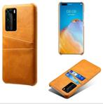 Back Cover + Glas Screenprotector voor Huawei P40 Pro _Bruin, Verzenden, Nieuw, Hoesje of Tasje