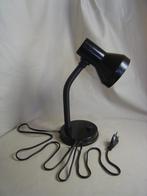 Vintage zwart metalen bureaulamp Massive jaren 80, Gebruikt, Jaren 80, Ophalen of Verzenden, Minder dan 50 cm