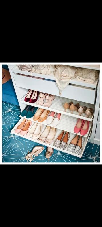 3x Uittrekbaar Schoenenrek Ikea Pax 100x58 - afbeelding 3