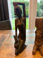 Indonesische beeldjes jaren '50, Antiek en Kunst, Kunst | Beelden en Houtsnijwerken, Ophalen of Verzenden