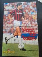 Oude poster Marco van Basten AC Milan, Verzamelen, Ophalen of Verzenden, Zo goed als nieuw, Buitenlandse clubs, Poster, Plaatje of Sticker