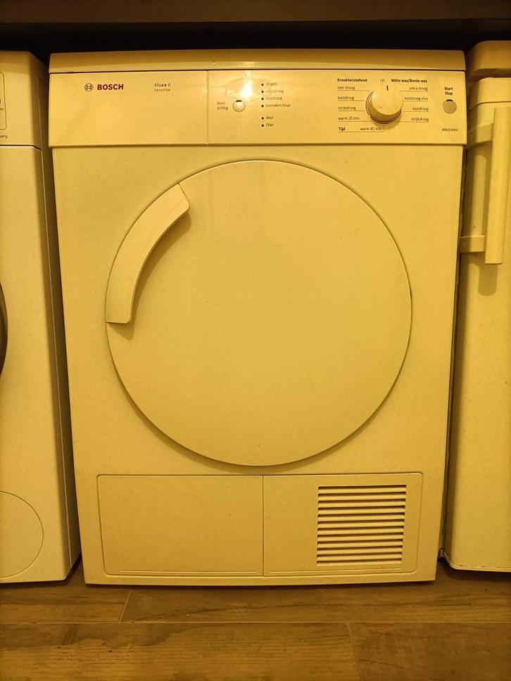 Bosch Maxx 6 Sensitive Wasdroger - Gebruikt, Witgoed en Apparatuur, Wasdrogers, Gebruikt, Luchtafvoer, Voorlader, 6 tot 8 kg, Anti-kreukfase