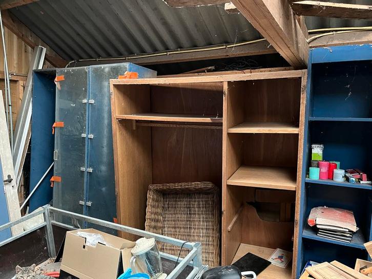 Diverse bergingkasten, Tuin en Terras, Bergingen en Tuinkasten, Gebruikt, Overige typen, Hout, Ophalen