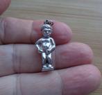 zilveren vintage bedel manneke pies [511], Overige merken, Ophalen of Verzenden, Zo goed als nieuw, 1 bedel