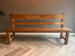 Robuuste teakhouten bank, Ophalen, Zo goed als nieuw, Teakhout