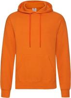 Oranje koningsdag hoodie  Maat S/3XL, Nieuw, Ophalen of Verzenden, Fruit of the loom, Overige maten
