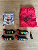 Buzz! Quiz world PS3 met draadloze controllers. Werkt prima., Ophalen, Puzzel en Educatief, Gebruikt, Gekoppelde computers