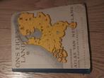Atlas van Nederland uit 1949 (6de druk), Gelezen, Ophalen of Verzenden, Landkaart, W. Bakker en H. Rusch