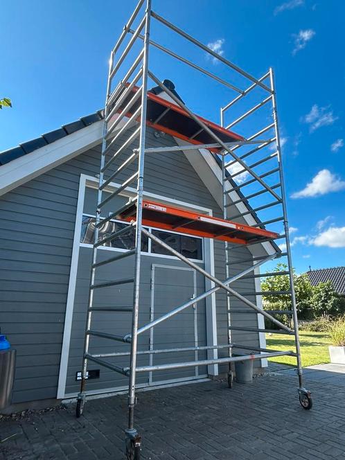Rolsteiger 6,2 meter steiger schilderen ladder altrex, Doe-het-zelf en Verbouw, Steigers, Zo goed als nieuw, Rolsteiger of Kamersteiger