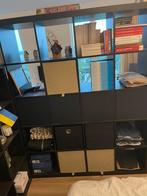 IKEA KALLAX kasten – wit & zwart – met vakken, deurtjes, lad, Huis en Inrichting, Kasten | Boekenkasten, Ophalen, Zo goed als nieuw