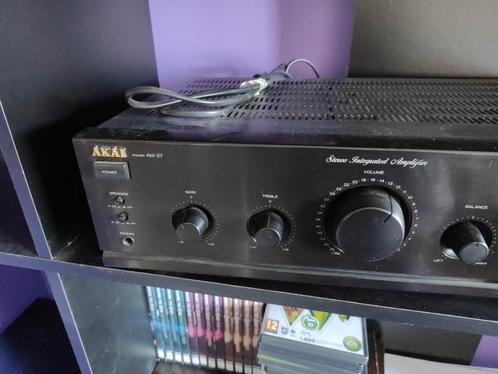 Akai AM-27 amplifier zwart, Audio, Tv en Foto, Versterkers en Receivers, Gebruikt, Stereo, 60 tot 120 watt, Overige merken, Ophalen of Verzenden