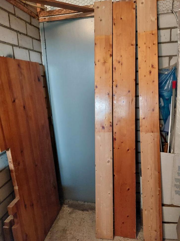 Hout en planken, Doe-het-zelf en Verbouw, Hout en Planken, Plank, Grenen, Minder dan 200 cm, 25 tot 50 mm, Ophalen