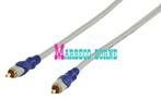 RCA - RCA kabel, Tulpkabel 10 m, verguld, RCA Male, SA110-10, HQ, 10 meter of meer, Nieuw, Info@marbeco.nl