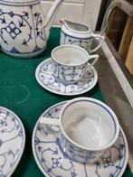 theeservies jager blauw wit vintage, Huis en Inrichting, Keuken | Servies, Ophalen of Verzenden