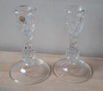2x Cristal d'arques Durand kandelaars, Ophalen of Verzenden