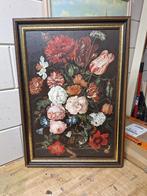 Decoratie Schilderij  met bloemen, Antiek en Kunst, Ophalen of Verzenden