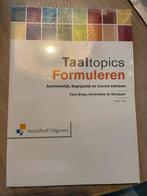 Cees Braas - Taaltopics formuleren, Cees Braas; Annemieke de Schepper, Sociale wetenschap, Ophalen of Verzenden, Zo goed als nieuw