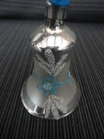 Mooie oude glazen kerstbal kerstklok met klepel, Ophalen of Verzenden, Gebruikt