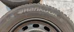 Winterbanden 195/65R15 stalen Velgen Hankook/ Sava 5 x 108, Auto-onderdelen, Banden en Velgen, Ophalen, Gebruikt, 15 inch, Banden en Velgen
