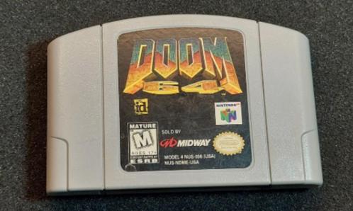 1 Stuk : N64 Game, DOOM 64 - €40.-, Spelcomputers en Games, Games | Nintendo 64, Gebruikt, 1 speler, Ophalen of Verzenden