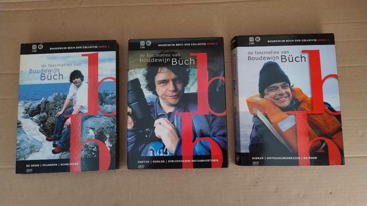 Driedelige 3-disc DVD boxset Fascinaties van Boudewijn Buch, Cd's en Dvd's, Dvd's | Documentaire en Educatief, Zo goed als nieuw