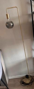 Gouden Staande Lamp Leen Bakker - Smok Grijs, Huis en Inrichting, Ophalen, Gebruikt, Metaal, 100 tot 150 cm