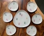 Petit fours setje pastel Bavaria Germany Hertel Jacob, Antiek en Kunst, Ophalen