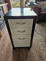 Bureauladenkast met archief, wieltjes, Huis en Inrichting, Kasten | Ladekasten, Ophalen, 50 tot 100 cm, 3 of 4 laden, Minder dan 100 cm