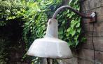* Grote emaille buitenlamp* Vintage industrieel, Antiek en Kunst, Ophalen