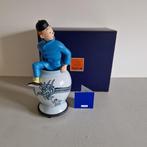 Kuifje stappend uit de vaas, beeld door Moulinsart, Verzamelen, Ophalen of Verzenden, Kuifje, Nieuw, Beeldje of Figuurtje